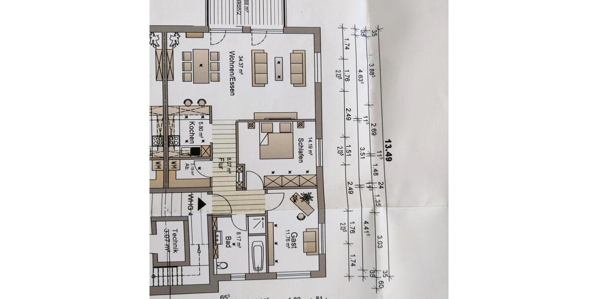 Etagenwohnung Wildeshausen - 1 Zimmer, 89 m&sup2;, 275.000&euro; | Angebot:26958341
