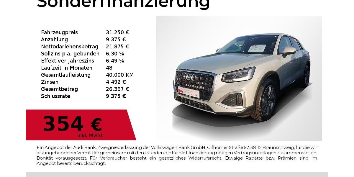Audi Q2 4.300 km 29.750 &euro; Lauf an der Pegnitz 91207