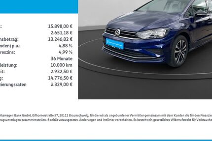 VW Golf Sportsvan 39.850 km 15.898 € Leinefelde-Worbis/DE 37327