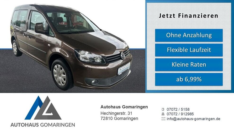 VW Caddy 32.400 km 15.999 € Gomaringen 72810