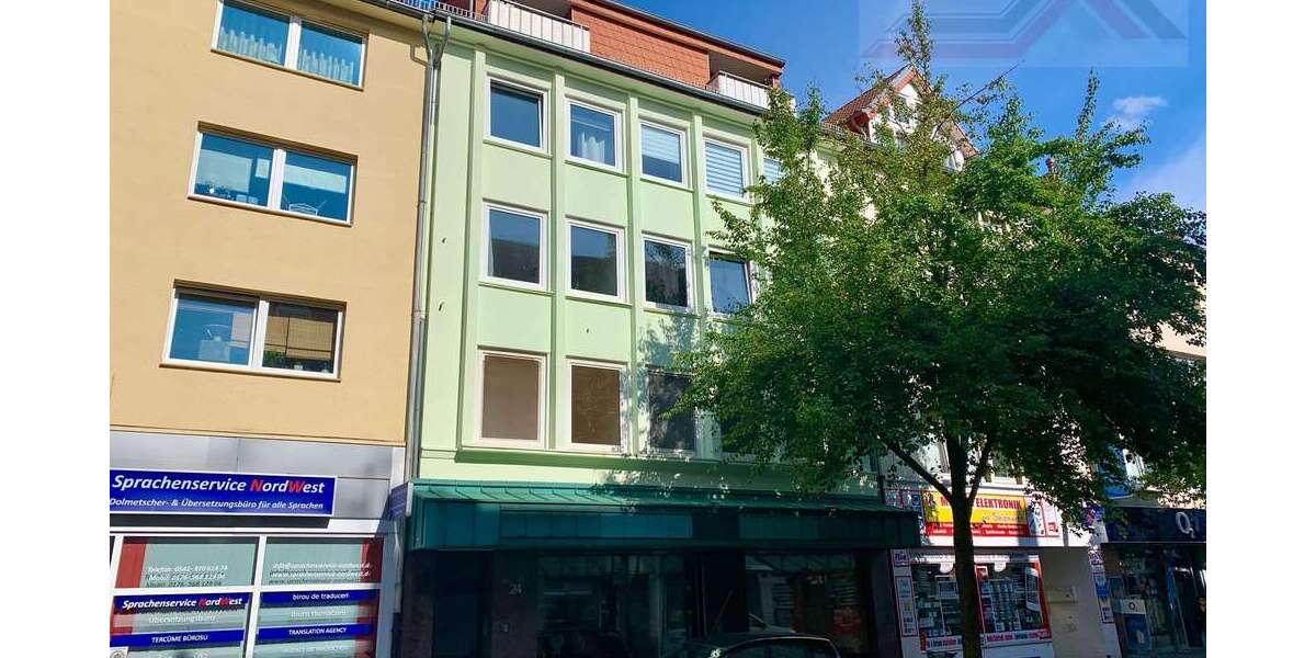 Etagenwohnung Osnabrück Innenstadt - 1 Zimmer, 31 m&sup2;, 380&euro; | Angebot:26897331