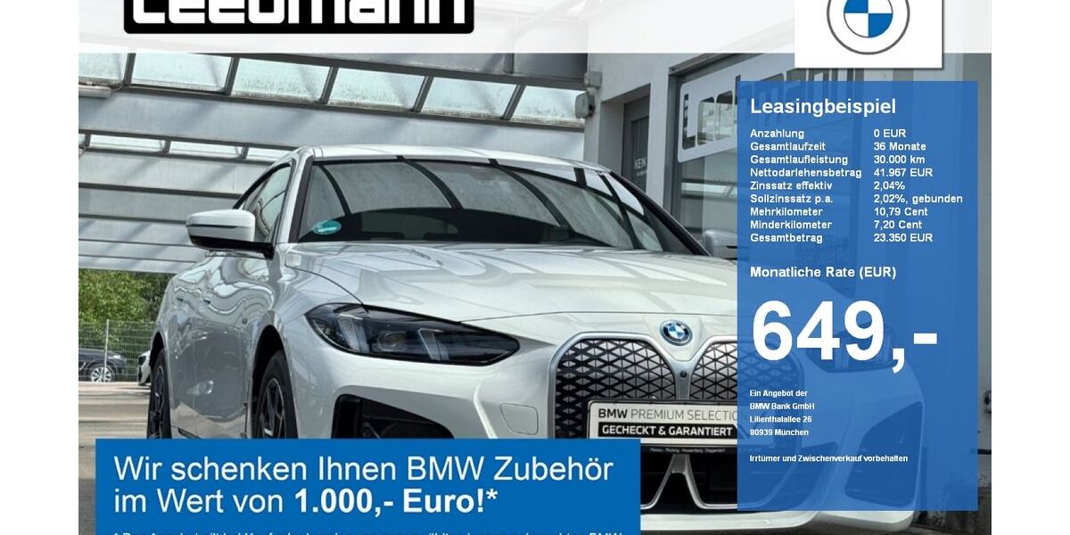 BMW i4 11.993 km 49.937 &euro; Hauzenberg 94051