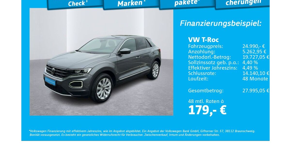 VW T-Roc 61.912 km 24.990 &euro; Glinde 21509