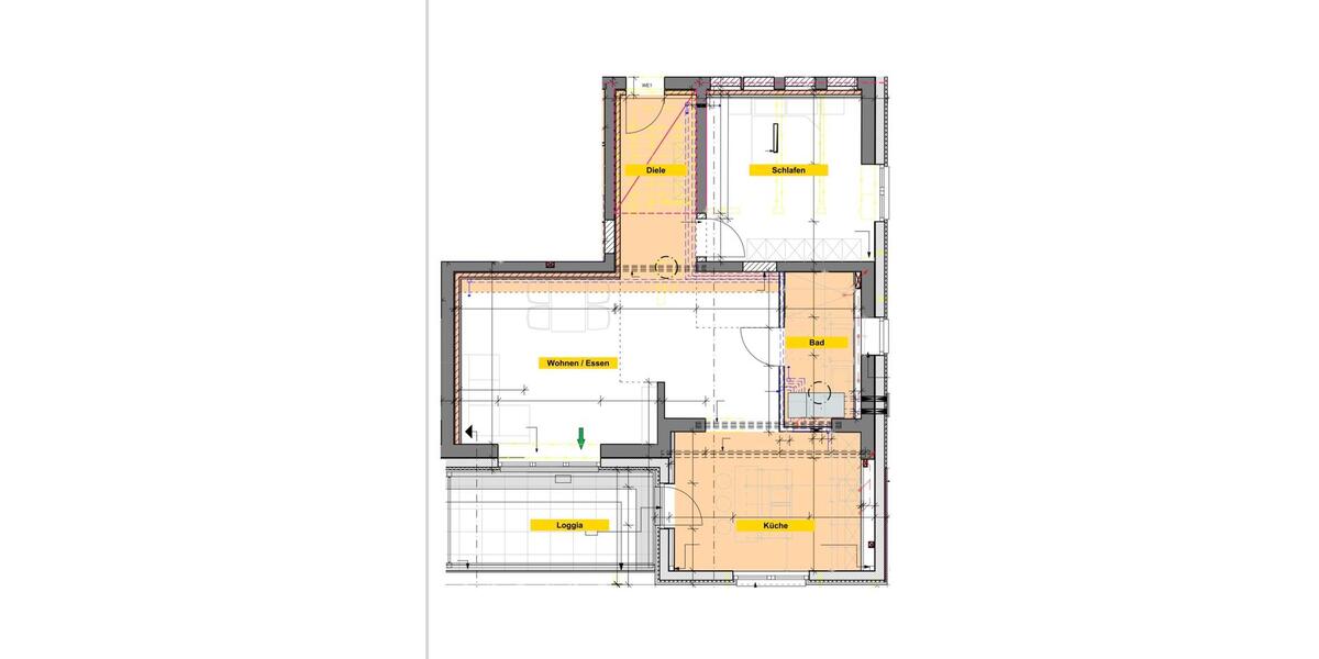 Erdgeschosswohnung mit Sonnenterrasse 2 zimmer