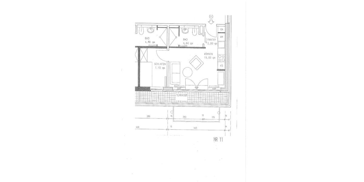 Etagenwohnung Grimmen - 2 Zimmer, 32 m&sup2;, 285&euro; | Angebot:26234212