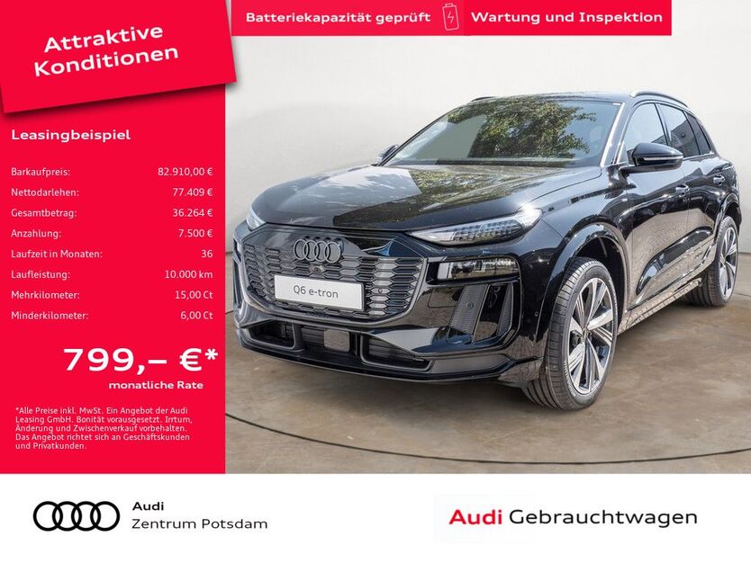 Audi Q6 e-tron 5.000 km 82.910 € Potsdam 14482