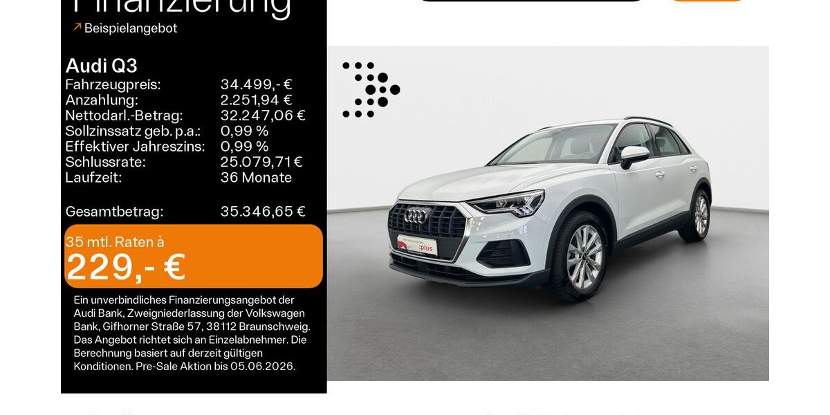Audi Q3 27.113 km 34.499 &euro; Hofheim 65719