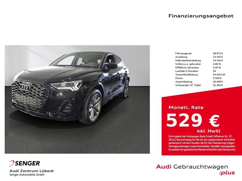 Audi Q3 5.500 km 44.290 € Lübeck 23556