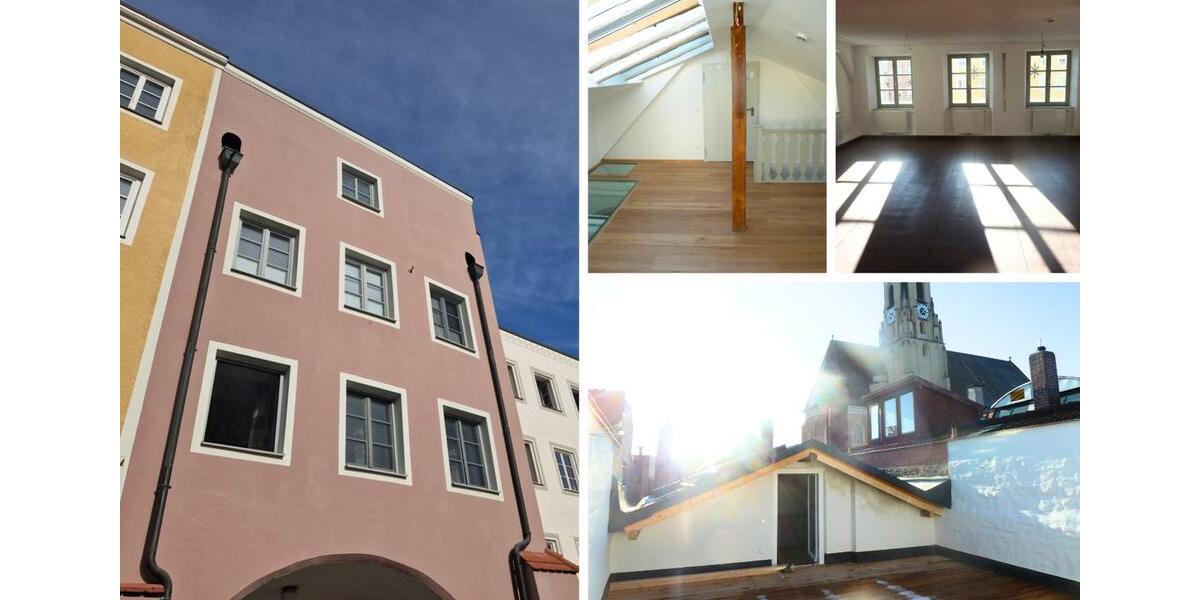 *Wunderschöner Altbau* Renovierte, großzügige Maisonettewohnung mit Dachterrasse in zentraler Lage 4 zimmer