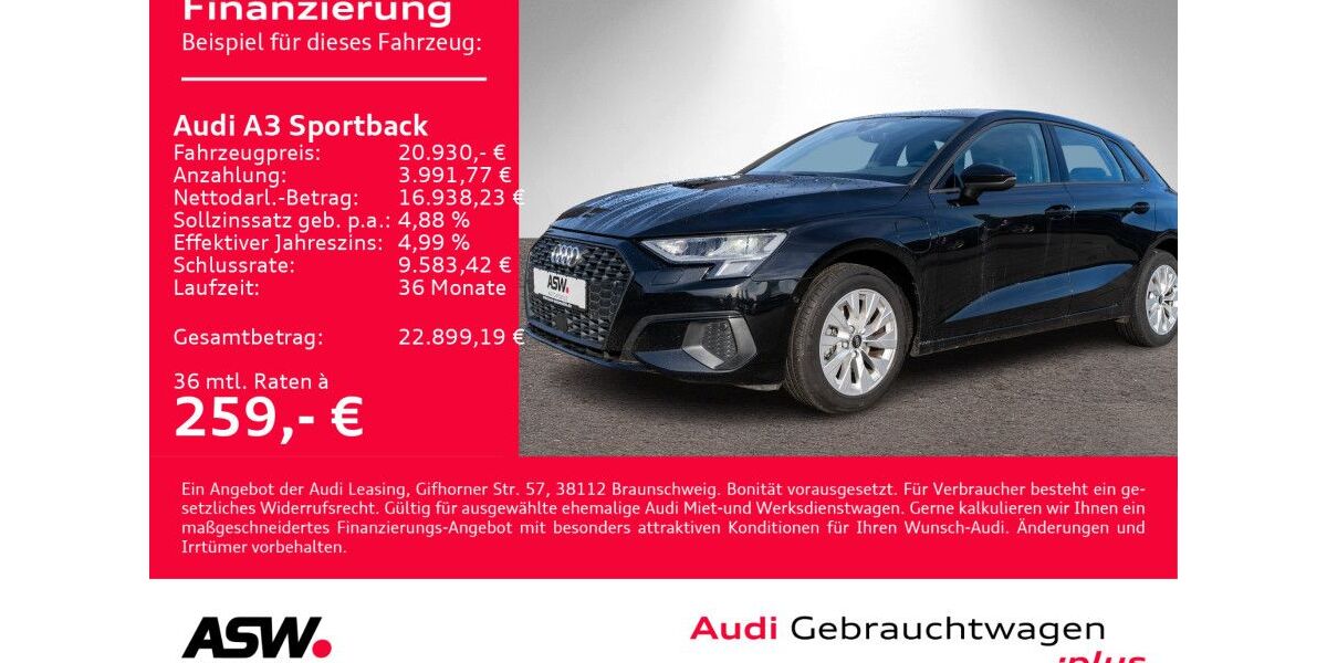 Audi A3 78.300 km 19.960 &euro; Heilbronn 74074