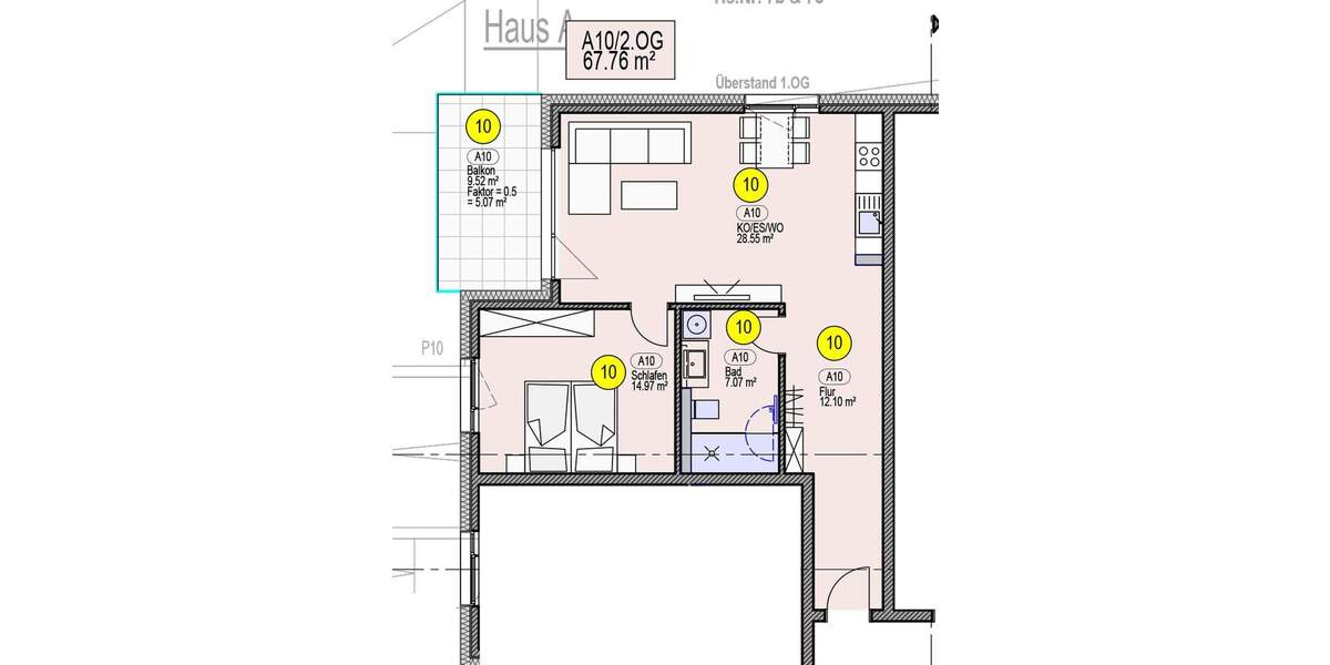 Etagenwohnung Berching - 2 Zimmer, 67 m&sup2;, 359.128&euro; | Angebot:25770516