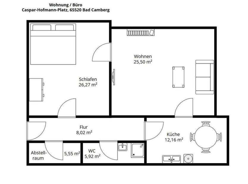 Wohnung zum Mieten in Bad Camberg 740 € 75 m²
