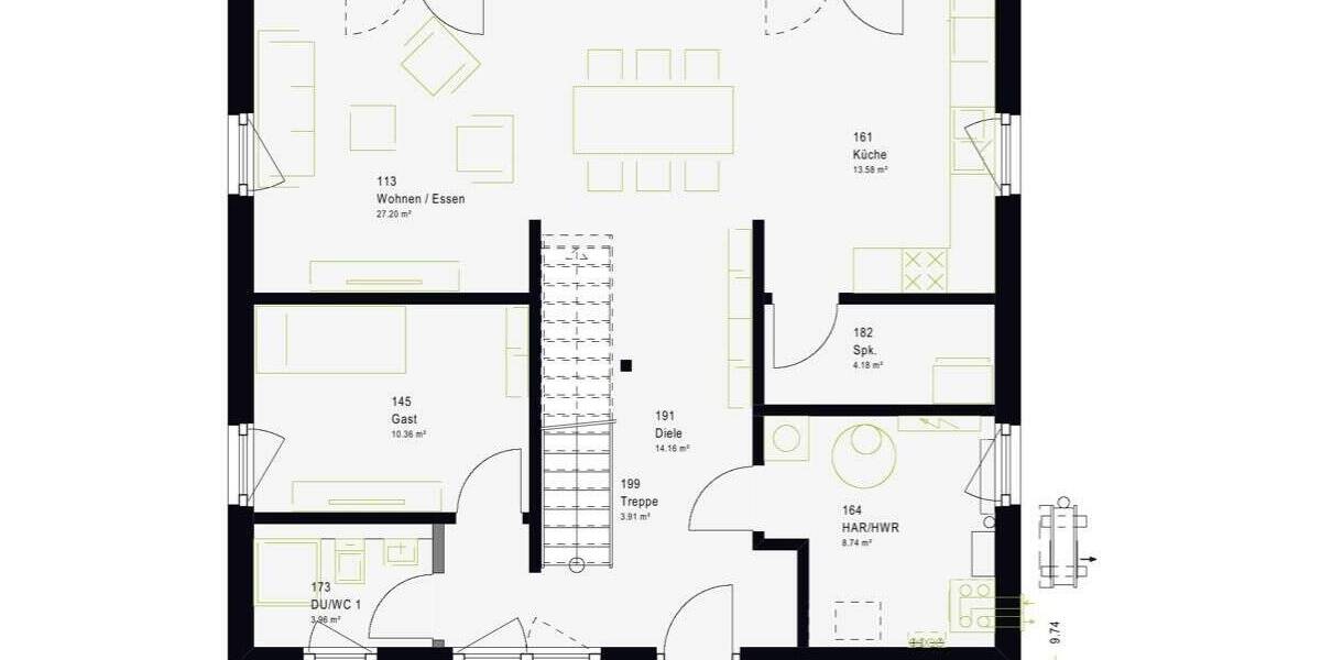 Einfamilienhaus Taucha - 5 Zimmer, 169 m&sup2;, 500.000&euro; | Angebot:26275416