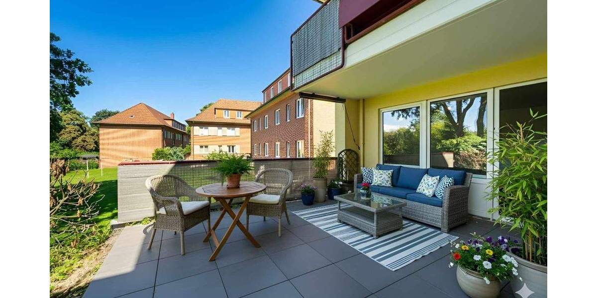 Charmante Eigentumswohnung mit sonniger West-Terrasse in Travemünde! 2 zimmer