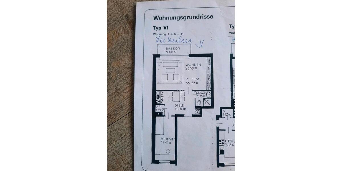Hochparterre Flensburg - 2 Zimmer, 54 m&sup2;, 145.000&euro; | Angebot:27151311