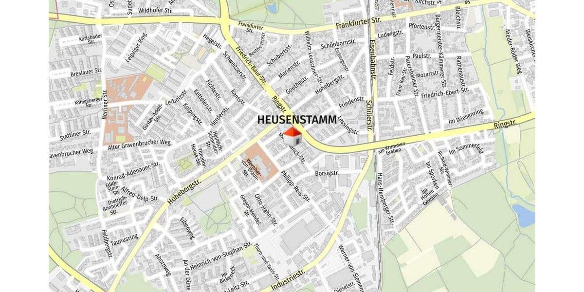 Etagenwohnung Heusenstamm - 3 Zimmer, 73 m&sup2;, 262.000&euro; | Angebot:24792732