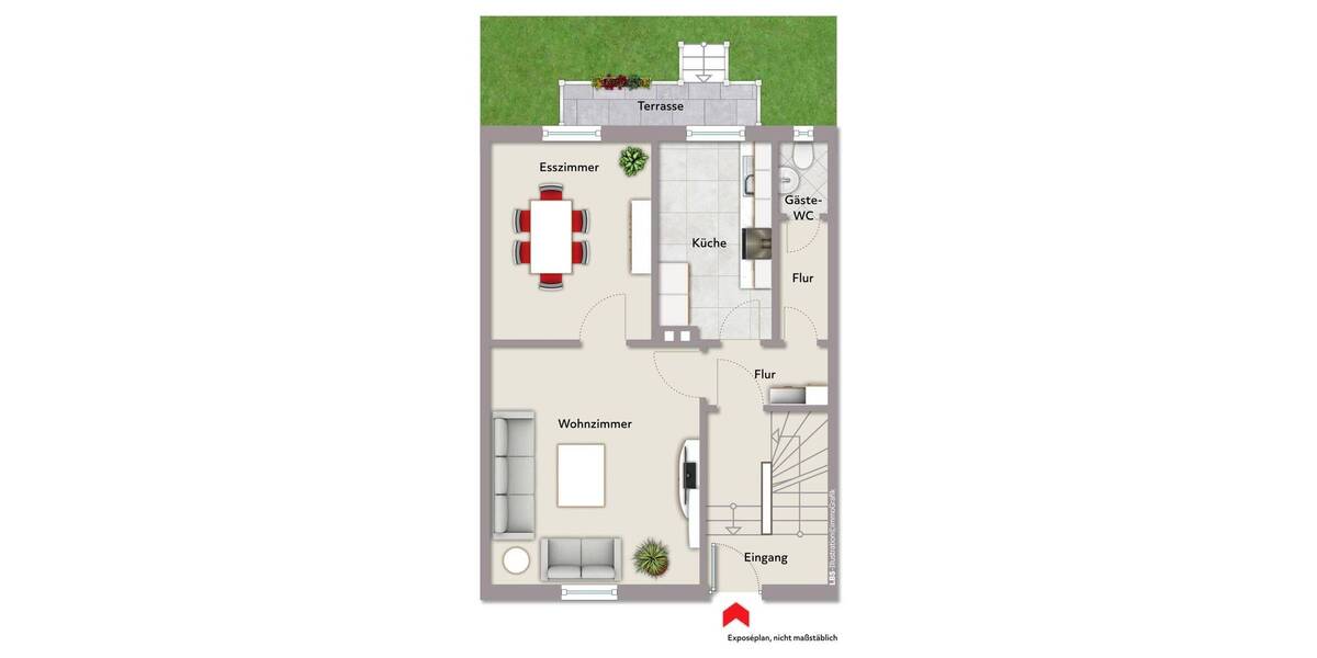 Reihenmittelhaus Ansbach - 6 Zimmer, 122 m&sup2;, 199.000&euro; | Angebot:26027765