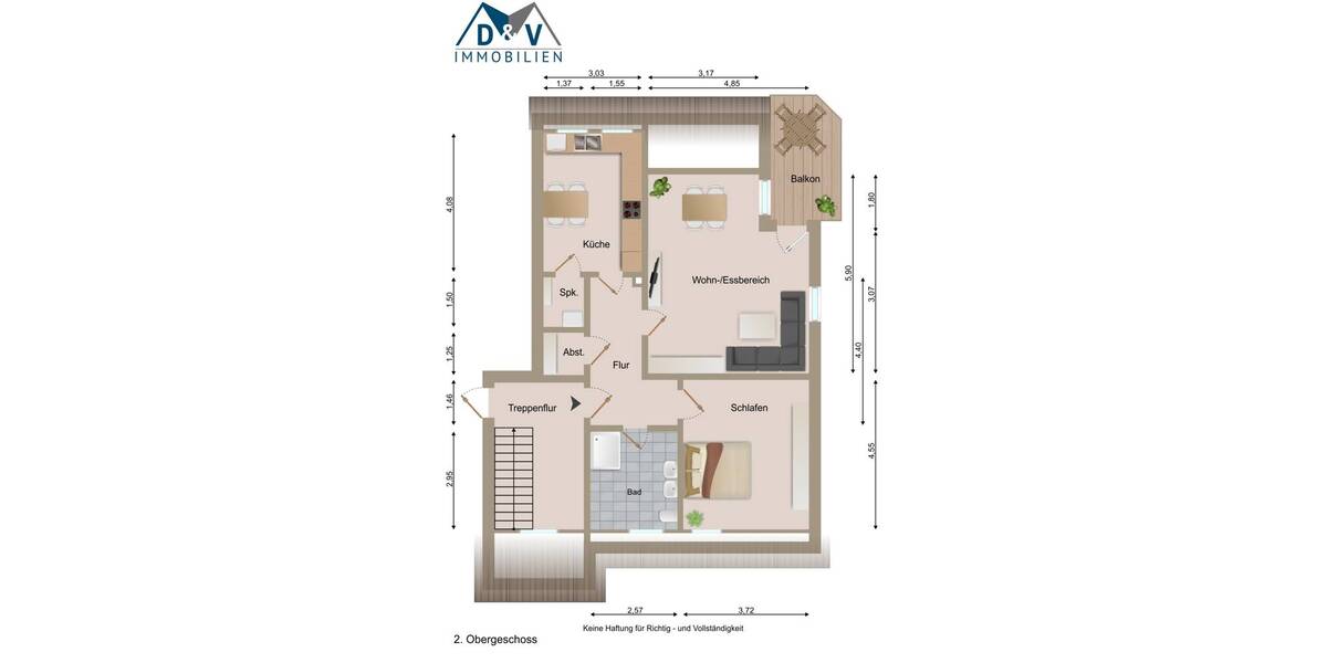 Etagenwohnung Heide - 2 Zimmer, 71 m&sup2;, 570&euro; | Angebot:26244610