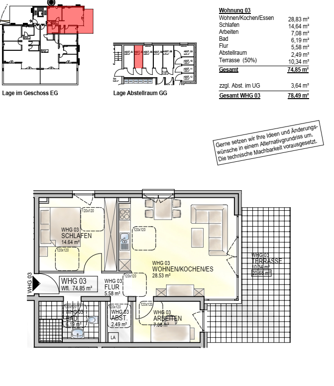 Altengerechte Wohnung im KFW 40 Energiesparhaus im Grünen - Hohe Steuervorteile sichern !