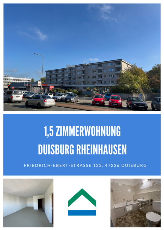 Wohnung zum Mieten in Duisburg 246,57 € 46.61 m²
