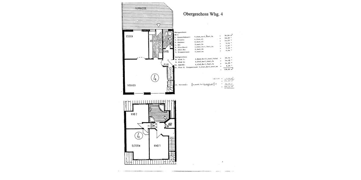 Etagenwohnung Saarbrücken Brebach-Fechingen - 5 Zimmer, 155 m&sup2;, 240.000&euro; | Angebot:26111977