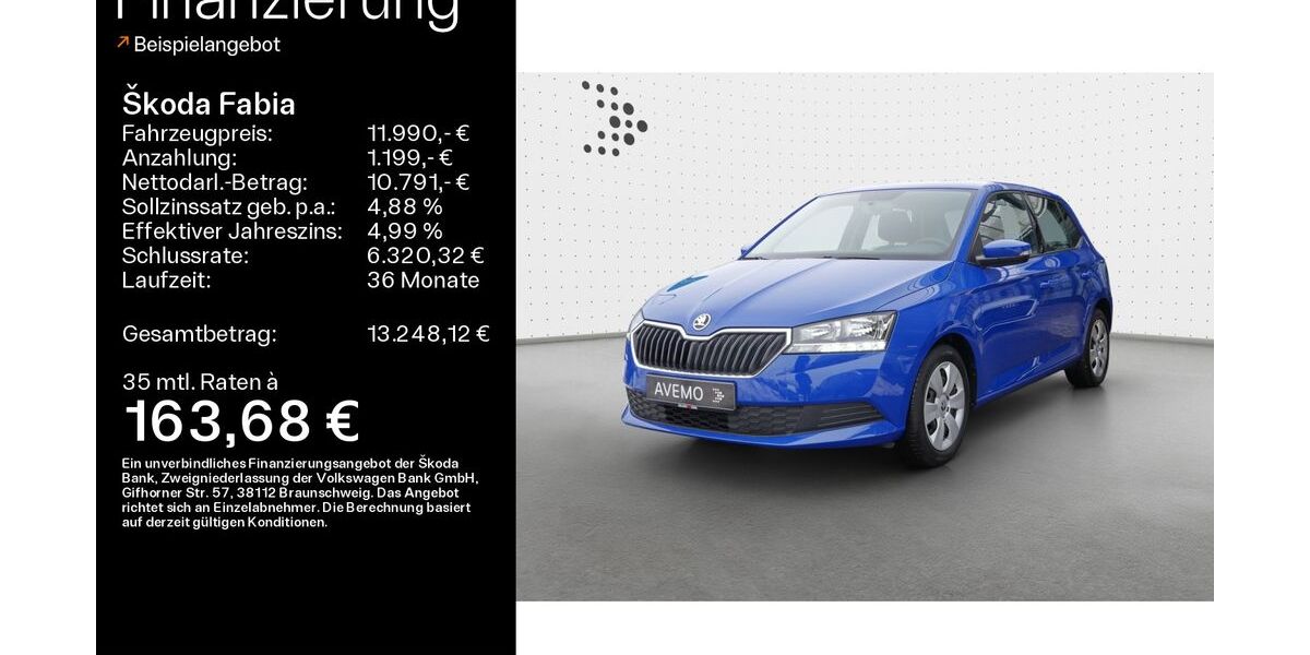 Skoda Fabia 103.194 km 11.990 &euro; Coburg 96450