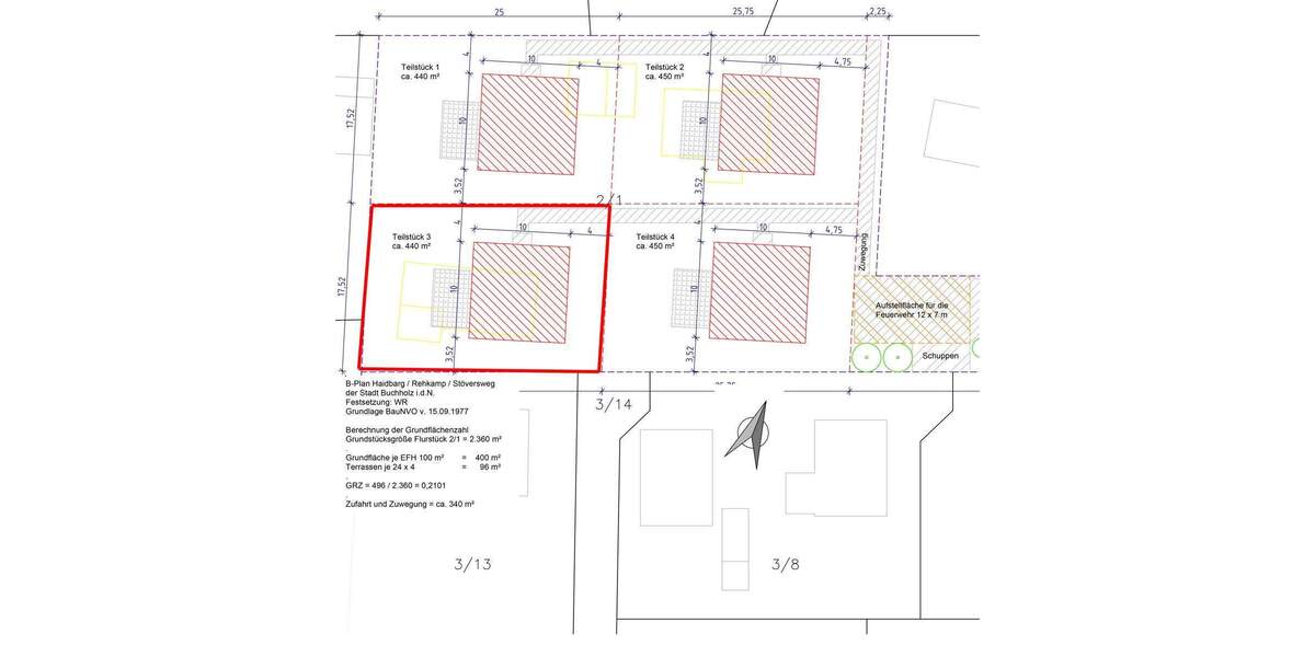 Grundstück Buchholz - 225.000&euro; | Angebot:24026194