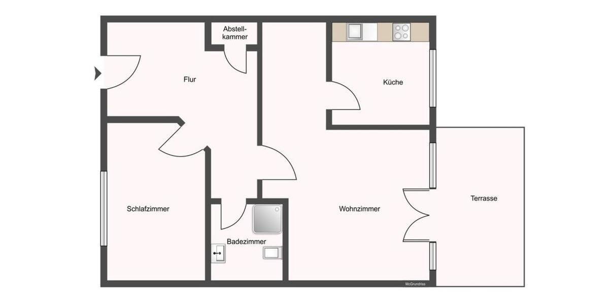 Terrassenwohnung Naunhof - 2 Zimmer, 64 m&sup2;, 90.000&euro; | Angebot:23381898