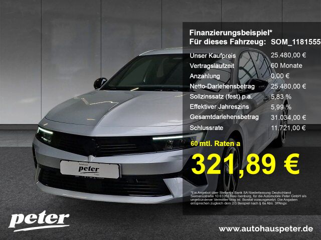 Opel Astra 14.000 km 25.480 &euro; Erfurt 99086