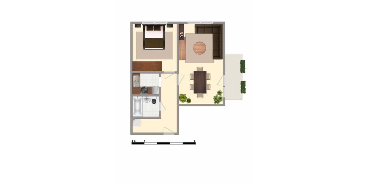 Etagenwohnung Leipzig Gohlis-Nord - 2 Zimmer, 53 m&sup2;, 387&euro; | Angebot:26344196