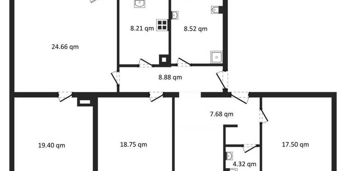 Etagenwohnung Pforzheim Nordstadt - 5 Zimmer, 124 m&sup2;, 1.320&euro; | Angebot:26228704