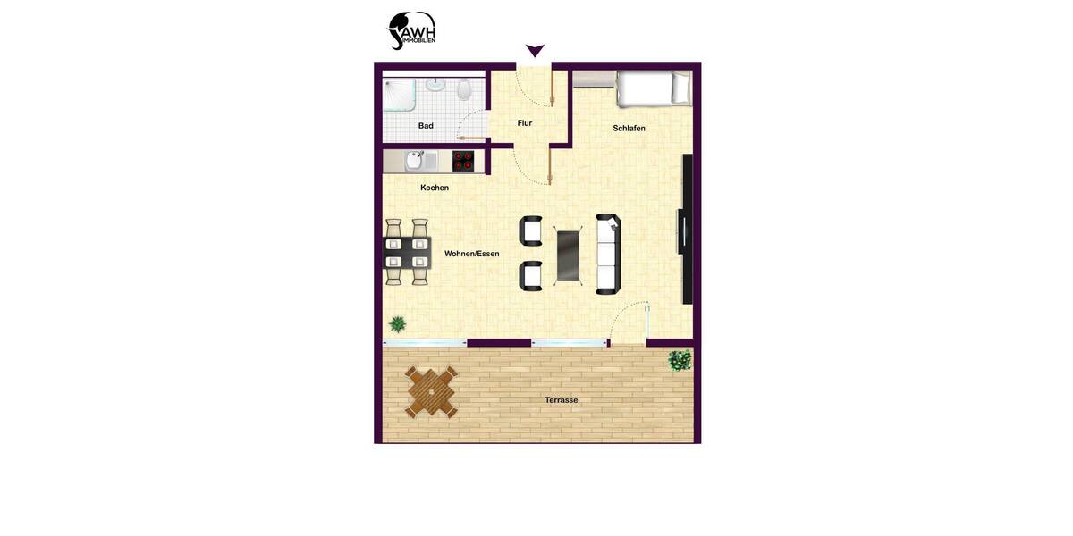 Etagenwohnung Öhringen - 1 Zimmer, 51 m&sup2;, 145.000&euro; | Angebot:26796179