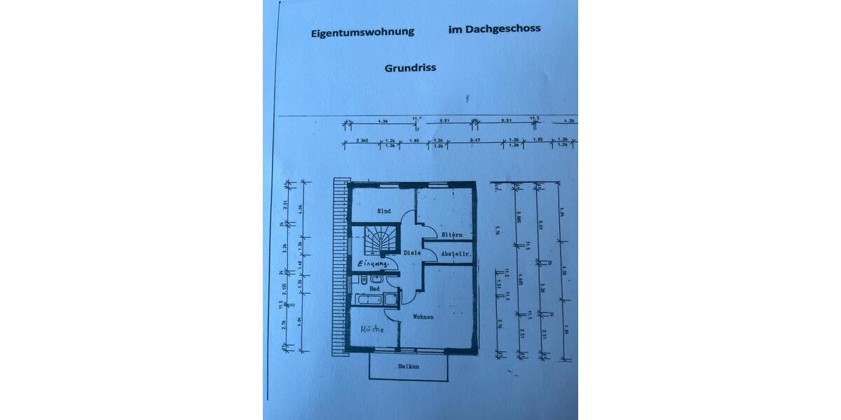 Dachgeschoßwohnung Petershagen - 3 Zimmer, 67 m&sup2;, 148.000&euro; | Angebot:26302993