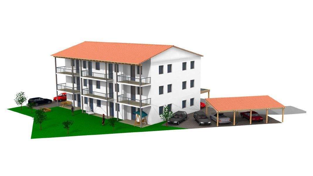 Terrassenwohnung Krumbach - 3 Zimmer, 79 m&sup2;, 368.794&euro; | Angebot:25742844