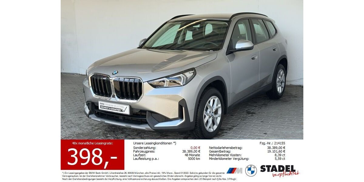 BMW X1 7.069 km 38.679 &euro; Heilbronn 74074