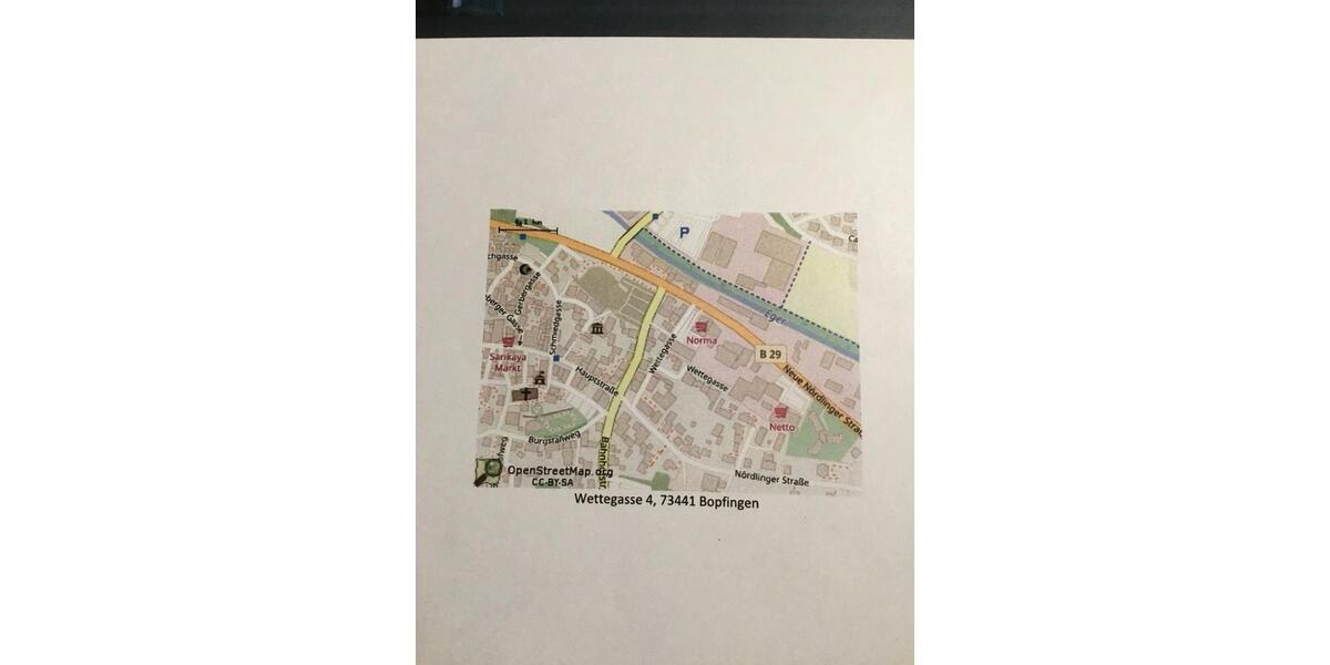 Erdgeschoßwohnung Bopfingen - 1 Zimmer, 26 m&sup2;, 580&euro; | Angebot:26545770