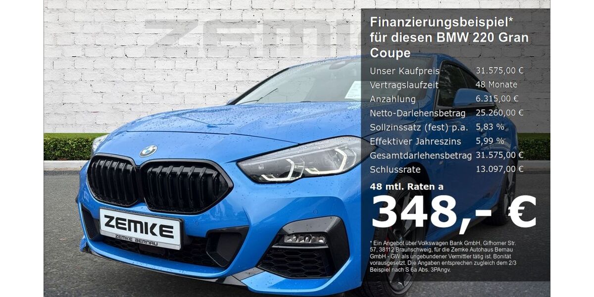 BMW 220 Gran Coupé 25.301 km 31.575 &euro; Bernau 16321