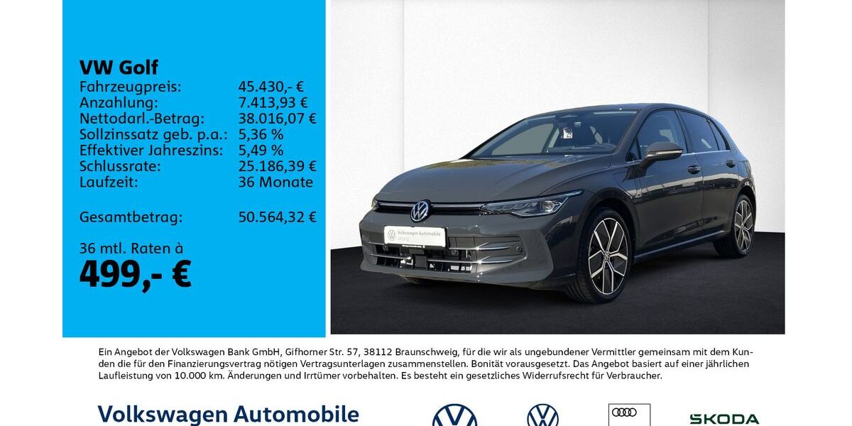 VW Golf 7.500 km 45.430 &euro; Leipzig 04178
