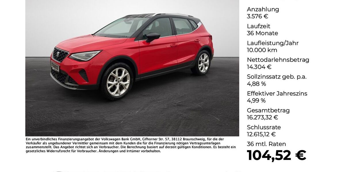 Seat Arona 34.041 km 16.490 &euro; Vechta 49377