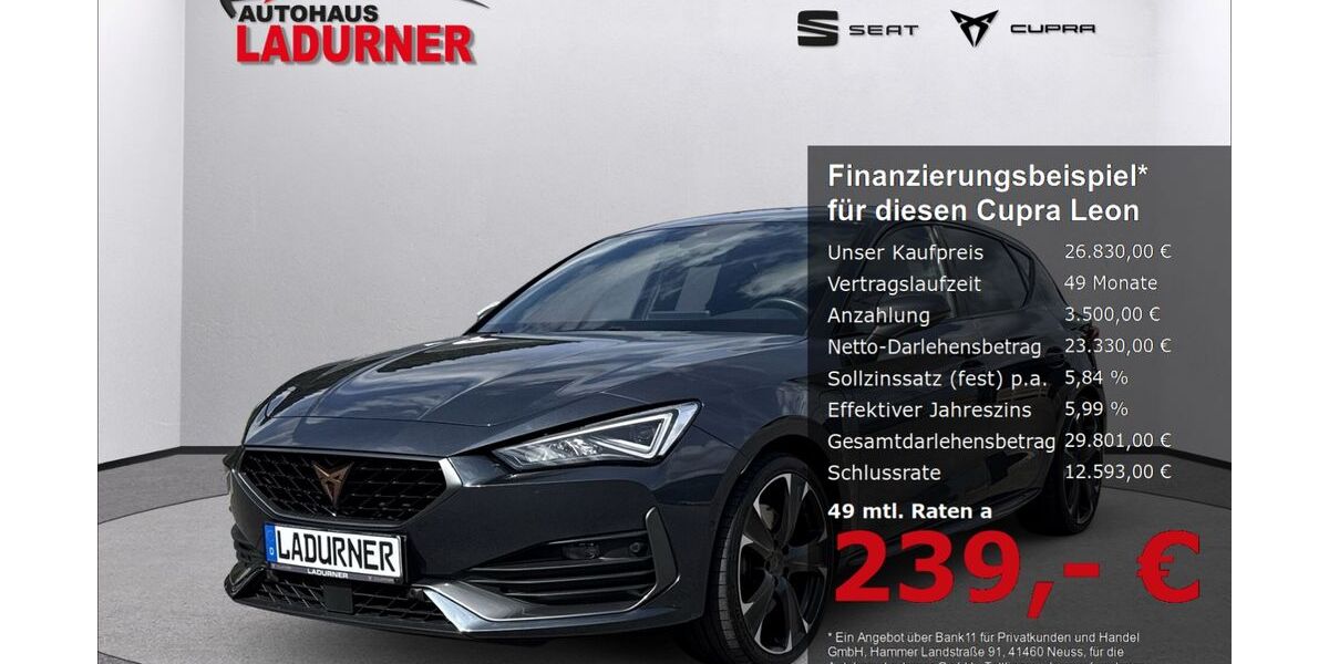 Cupra Leon 62.250 km 26.830 &euro; Tuttlingen 78532