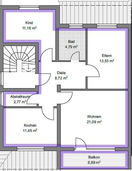 Etagenwohnung Körle - 3 Zimmer, 72 m&sup2;, 195.000&euro; | Angebot:26847359