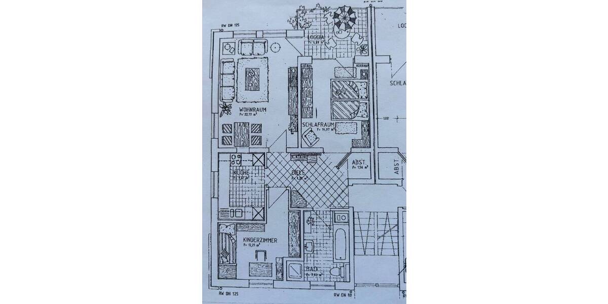 Etagenwohnung Ilmtal Singen - 3 Zimmer, 82 m&sup2;, 99.500&euro; | Angebot:25927402