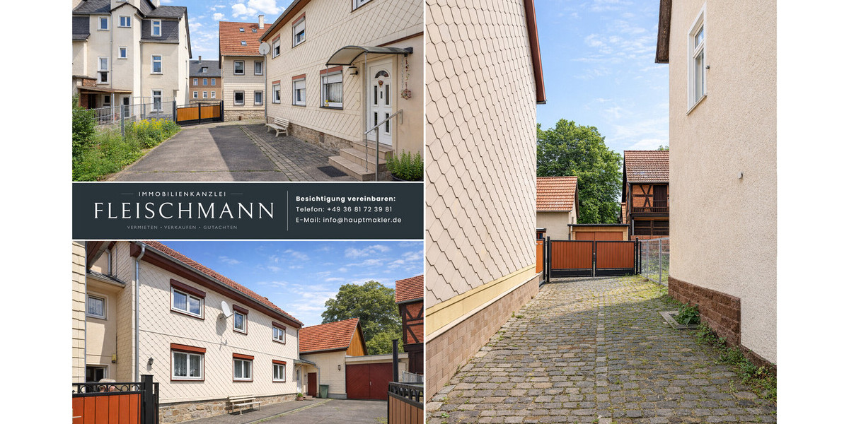 Historisches 2-Familienhaus mit Scheune und großem Entwicklungspotenzial - Einfamilienhaus Zella-Mehlis Mehlis | Angebot:26921734