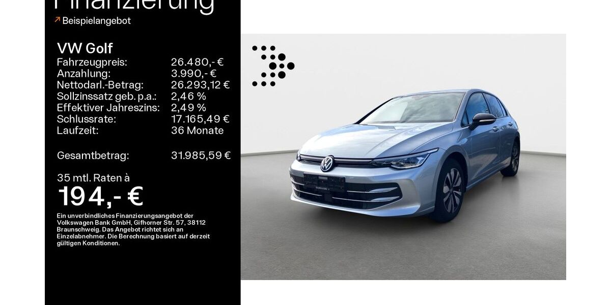 VW Golf 18.600 km 26.480 &euro; Haßfurt 97437