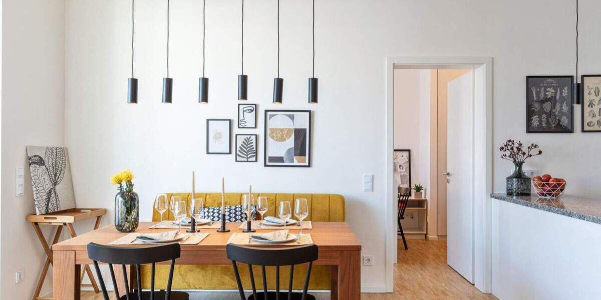 Stilvolles, möbliertes Wohnen mit Blick zum Fernsehturm 3 zimmer