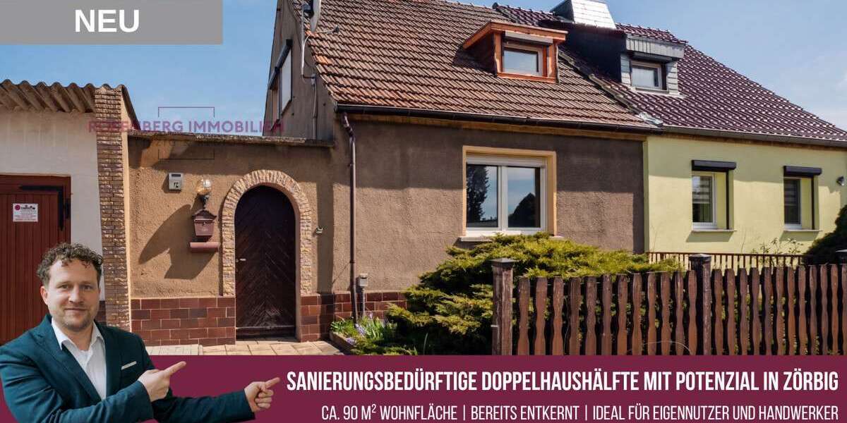 Einfamilienhaus Zörbig - 3 Zimmer, 90 m&sup2;, 49.900&euro; | Angebot:26698717