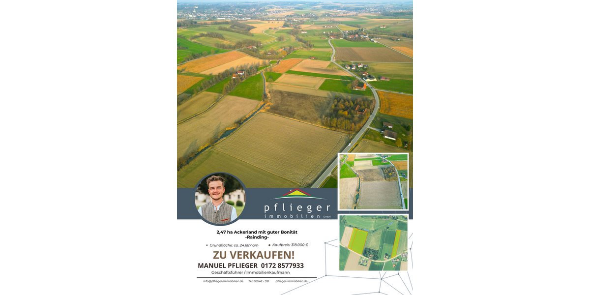 Grundstück Haarbach - 318.000&euro; | Angebot:26121329