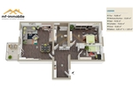 charmante Erdgeschosswohnung 3-Zimmer Balkon, Einbauküche - Erdgeschoßwohnung Mariental Helmstedt - Grasleben | Angebot:24100703