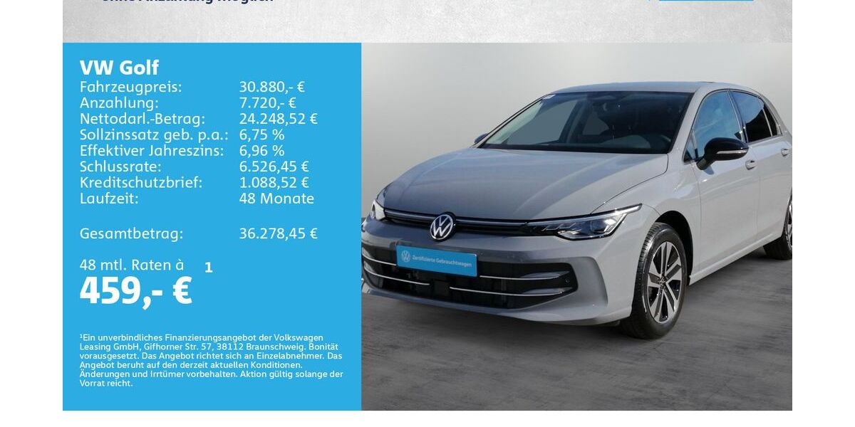VW Golf 5.000 km 30.880 &euro; Kreuzwertheim 97892