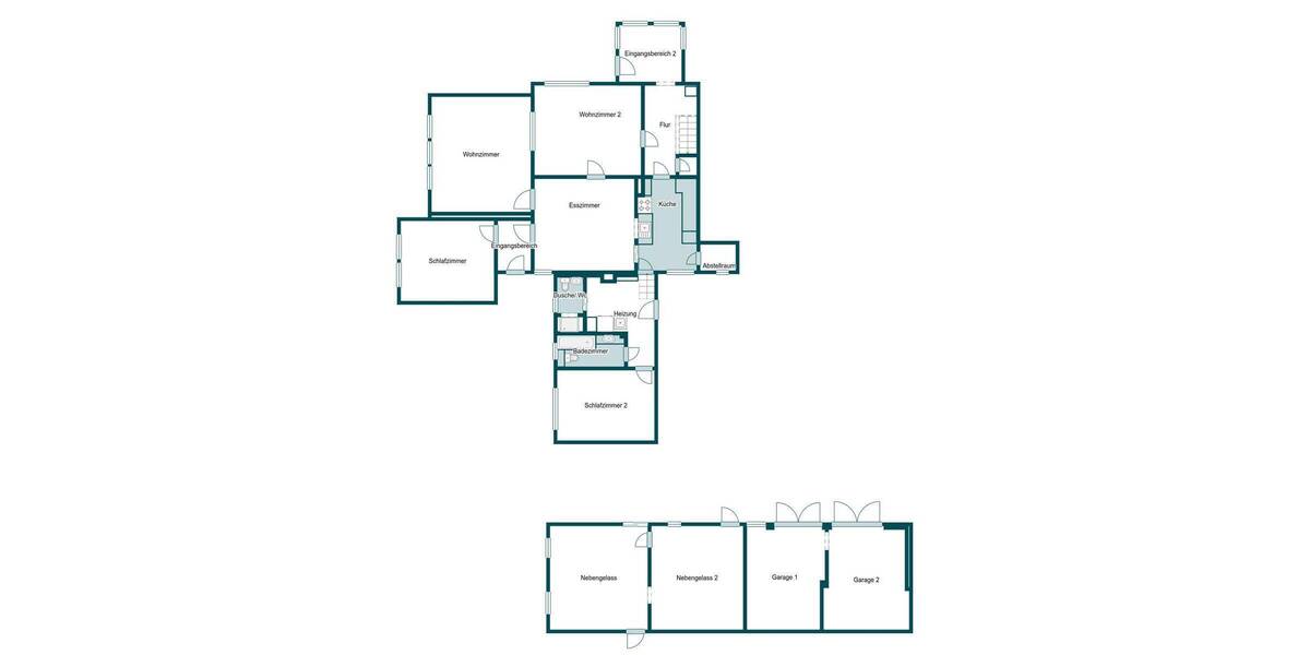 Doppelhaushälfte Züssow - 7 Zimmer, 183 m&sup2;, 195.000&euro; | Angebot:26043484